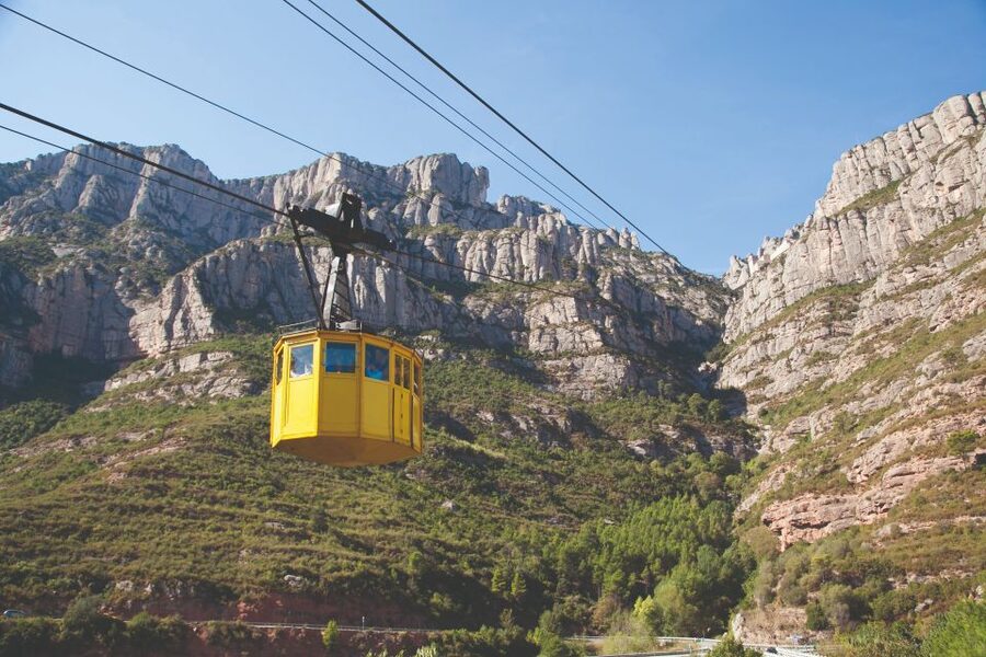 Aeri de Montserrat Cable Car Ticket - Getting to the cable car base at Aeri de Montserrat