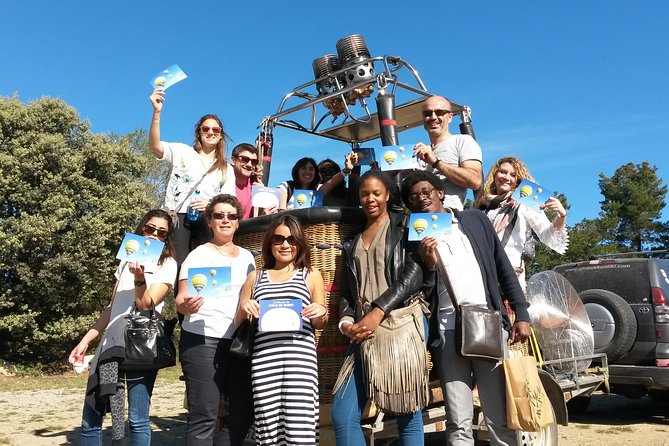 Balloon Ride over Catalonia with optional Pick-up from Barcelona - Landing With a Toast: Cava, Brunch, and Your Pilot-Signed Certificate