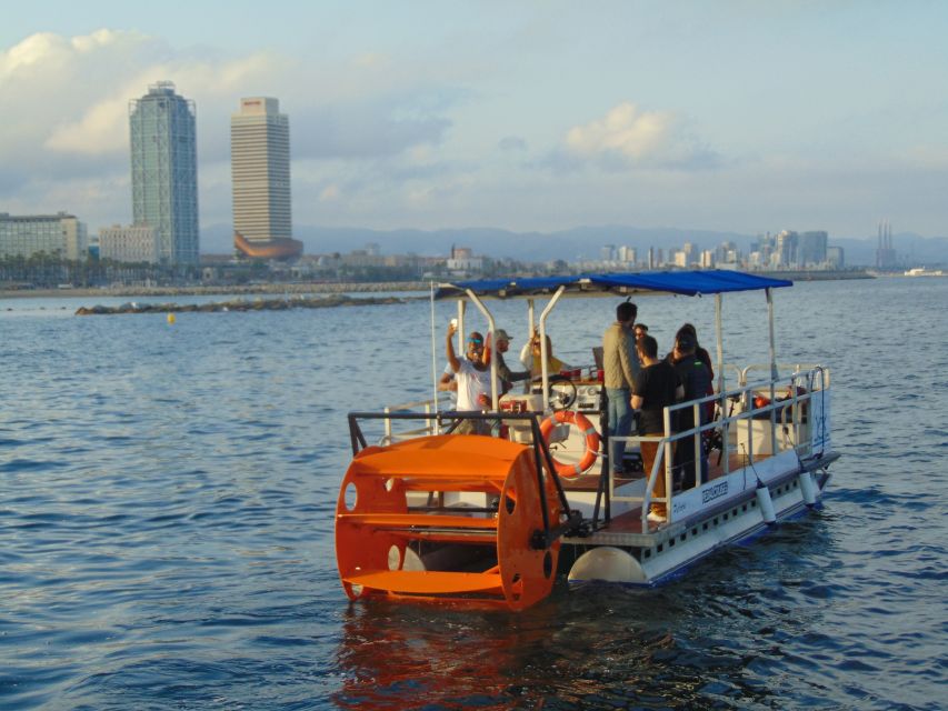 Barcelona: 1.5-Hour Private Scenic Pedal Boat Tour - The Route You’ll Actually Cruise: Olympic Port, Barceloneta Beach, and W Barcelona