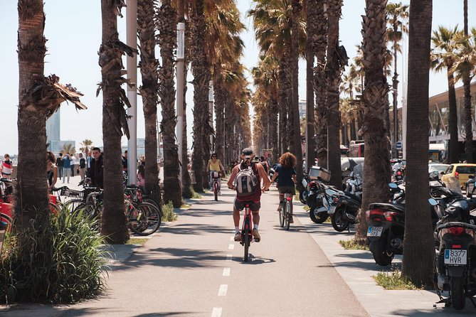 Barcelona 3-hour Bike or E-Bike Tour: Highlights and Hidden Gems - Sagrada Família from a close-up route, even without entry tickets