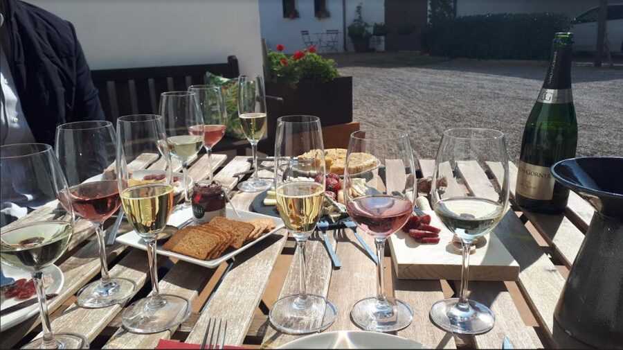 Barcelona: 3 Penedes Wineries with Hotel Pick-up and Lunch - Stop 3 in Penedès: Long-Aged Rosé and White Cava, Chocolate, Biscuits