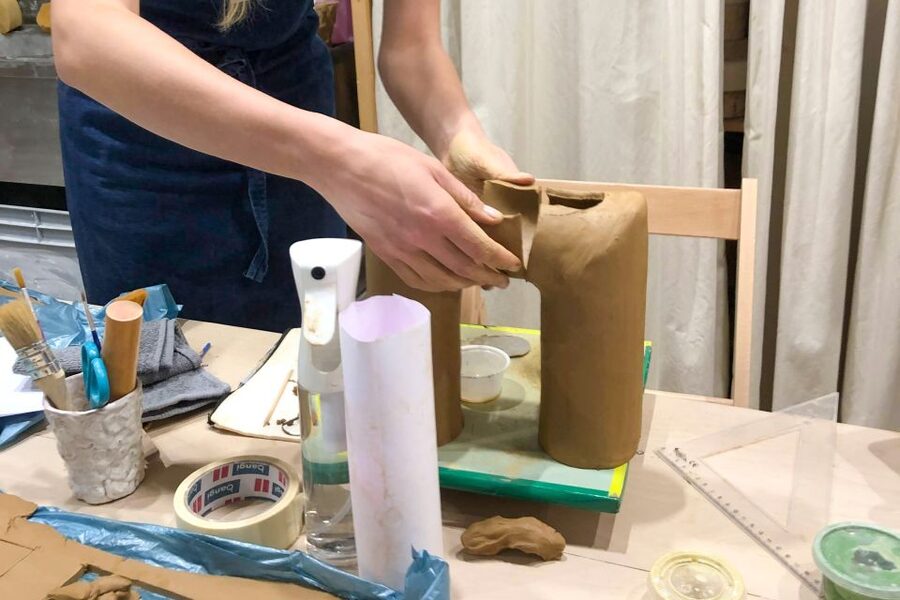 Barcelona: Artisan Ceramic Cup or Vase Making Workshop - The 2.5 hour class flow: from techniques to your cup or planter