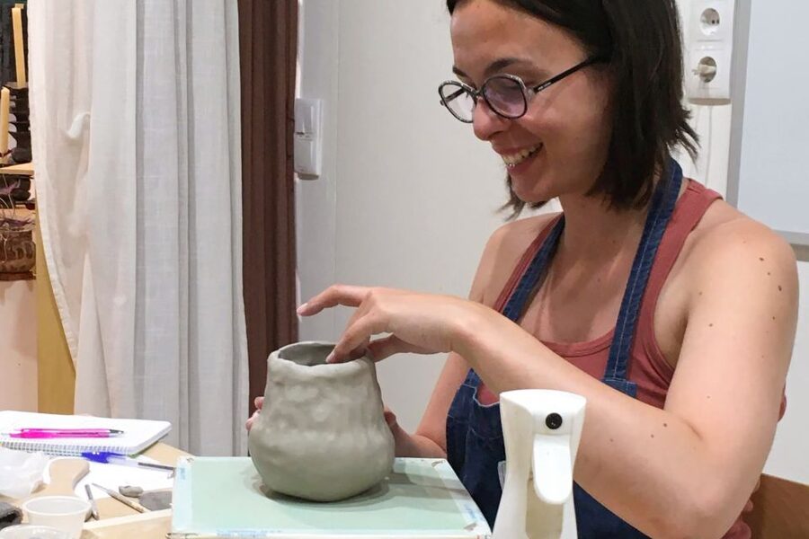 Barcelona: Artisan Ceramic Cup or Vase Making Workshop - The instructor team, Eric and Wendy, and why the group size matters