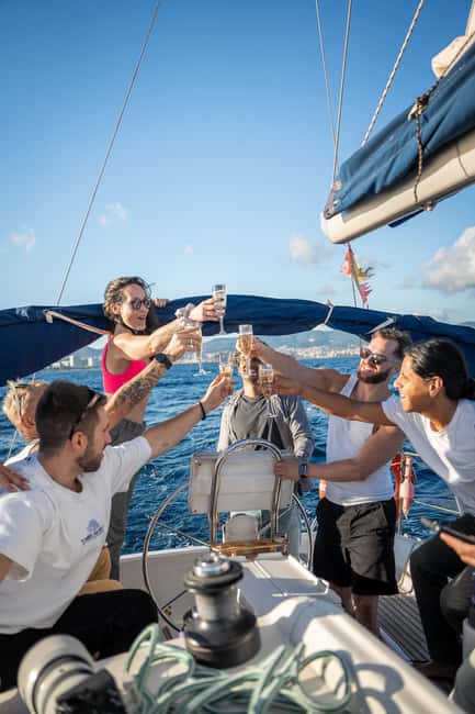 Barcelona Badalona : Sailboat Tour, Snacks, Drinks, Swimming - Key things to know before you go
