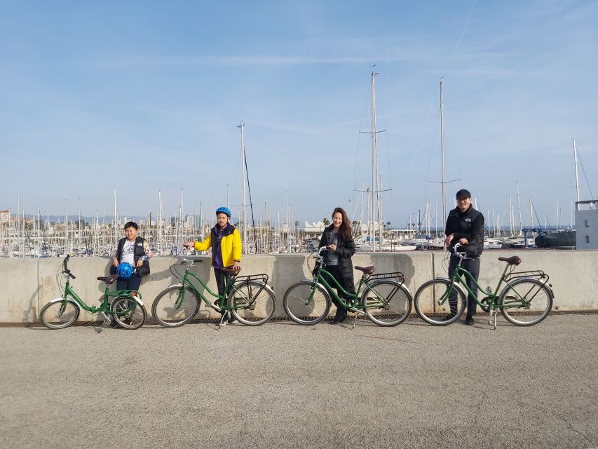 Barcelona: Bike Tour for Families - The W hotel esplanade views, a payoff for following the route