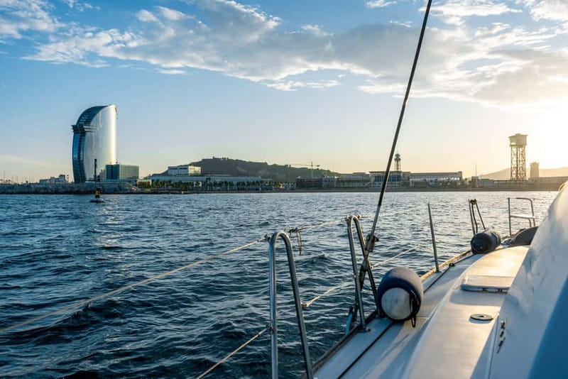 Barcelona: Catamaran Cruise w/ Sailing, Wine, & Tapa - The Route: From Port Vell Past Barceloneta, the Olympic Port, and Montjuïc
