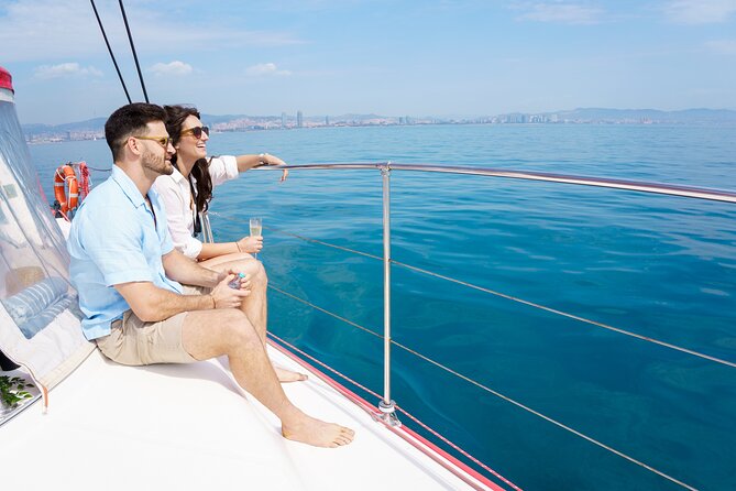 Barcelona Catamaran Cruise with Tapa & Drink Included - Entering Barcelona from Marina Vela, not the usual tourist streets