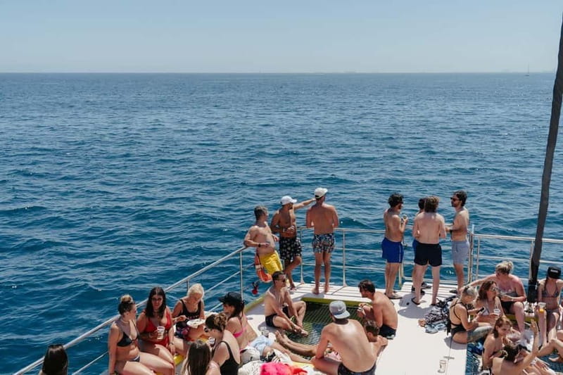 Barcelona: Charcuterie, Swim & Party Boat - Drink Tokens, Bar Timing, and What’s Included