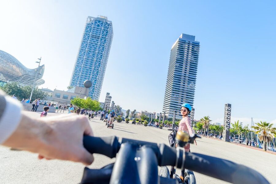 Barcelona: City and Seafront Guided Segway Tour - Training, gear, and your first minutes on the Segway