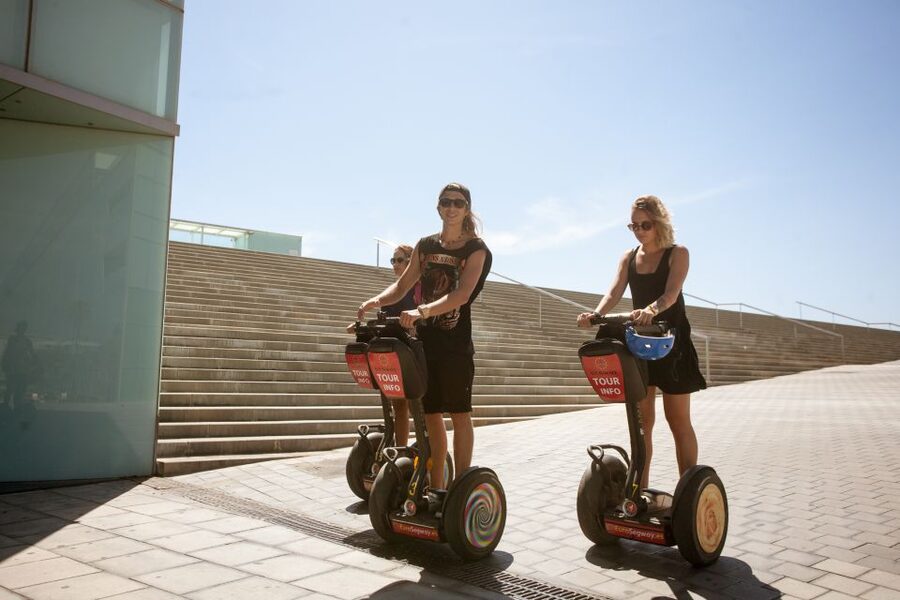 Barcelona: City Highlights Guided Segway Tour - Architecture and hi-tech blocks, the 21st century side of Barcelona