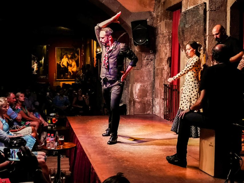 Barcelona: City Tour & Flamenco Show with Wine & Tapas - Getting your bearings in the Gothic Quarter, starting at Frederic Soler i Hubert