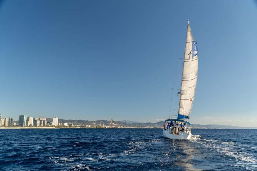Barcelona: Coastline Sailing with Swim Toys w/ Food & Drinks - Choosing the right time slot: morning chill vs afternoon fun vs sunset glow