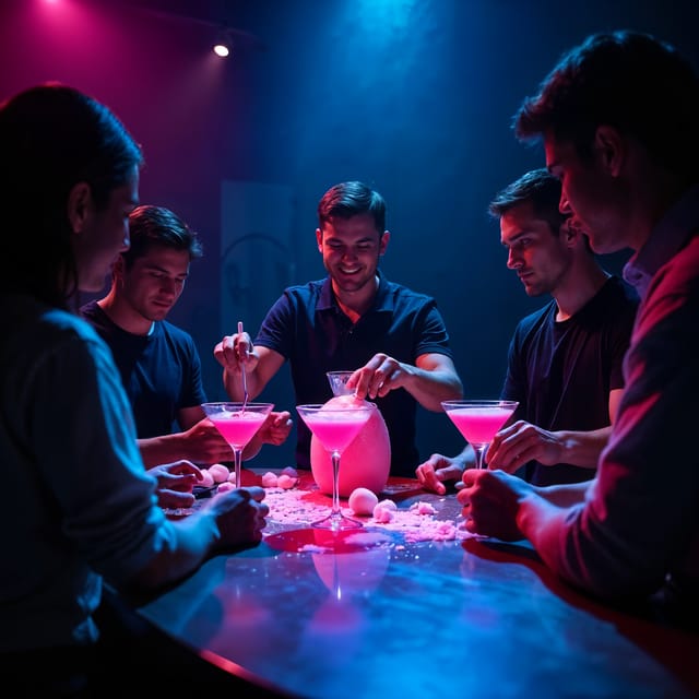 Barcelona: Cocktail Class Workshop - Make Shake Cook & Paint - Çukor Candy Kitchen to a Secret Speakeasy in El Gòtic