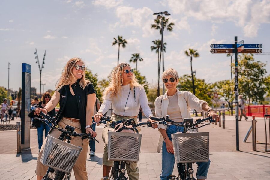 Barcelona: E-Bike Tour with Montjuic Cable Car & Boat Ride - The funicular climb: Montjuïc starts to feel like a different city