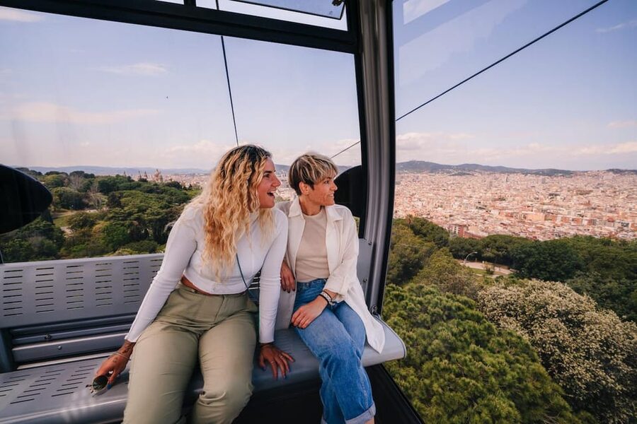 Barcelona: E-Bike Tour with Montjuic Cable Car & Boat Ride - Montjuïc Castle and viewpoint stops: where the photos actually make sense