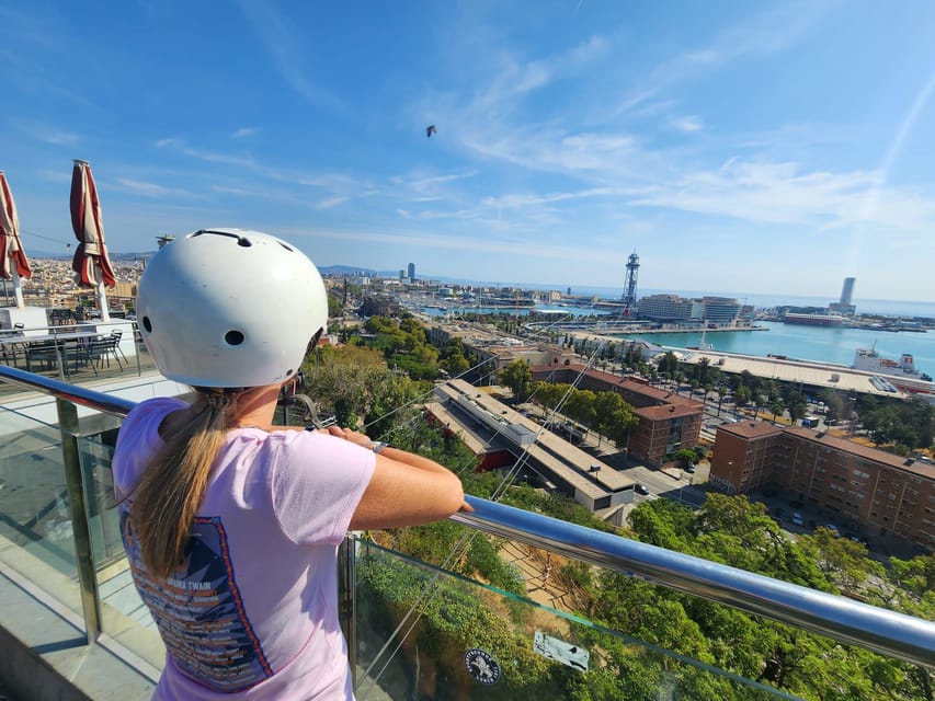 Barcelona: e-scooter and Bike tour - Montjuïc’s View Break: Panoramas, Photo Time, And The Cactus Park Moment
