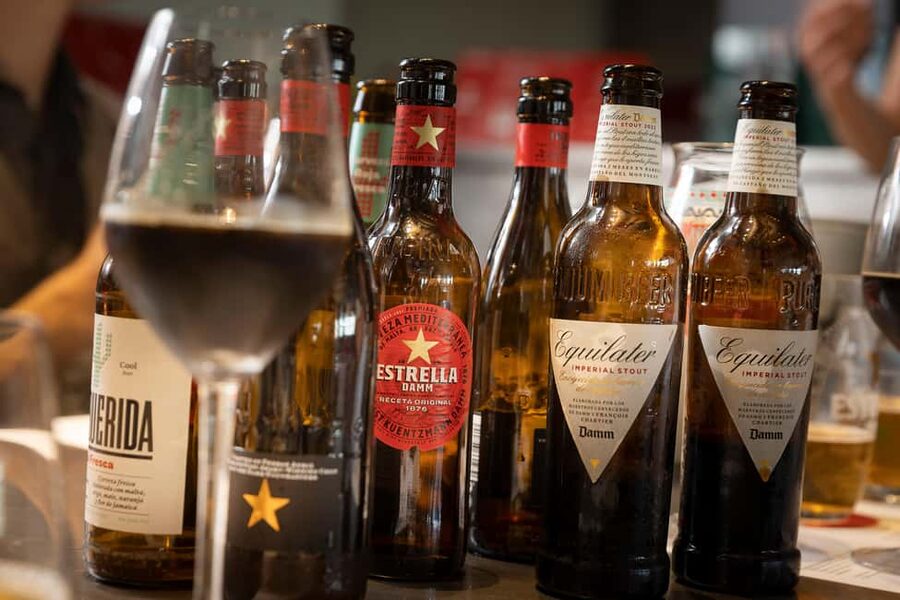 Barcelona: Estrella Damm Brewery Guided Tour with Tasting - Appetizers and the Beer Pairing Logic