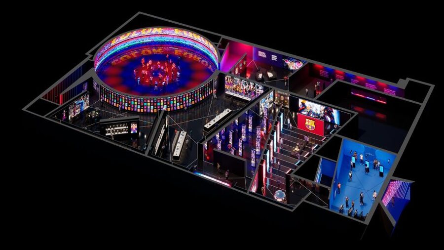 Barcelona: F.C. Barcelona Museum Immersive Guided Tour - Espai Barça architectural project, seeing the future with models and audio