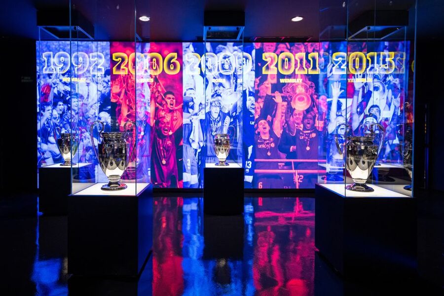 Barcelona: FC Barcelona Museum "Barça Immersive Tour" Ticket - We are history tunnel, Johan Cruyff, and why objects matter