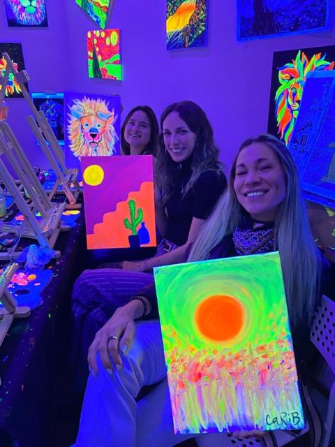 Barcelona: Fluorescent Paint and Wine Workshop - What to Expect From the Setting in Central Barcelona