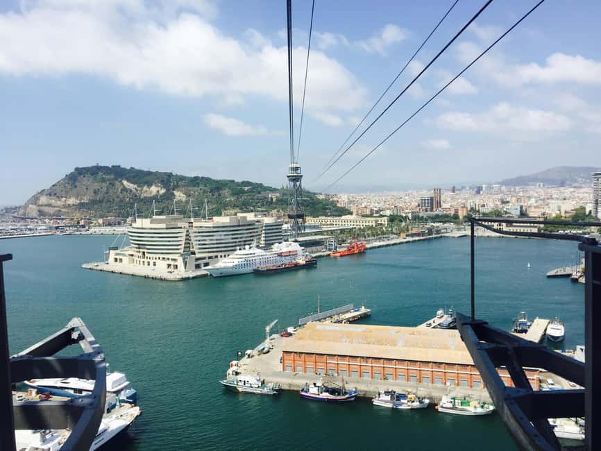 Barcelona from the heights to the sea: Montjuïc, Cable Car, and Beach - The guide experience: movement, presence, and personal attention