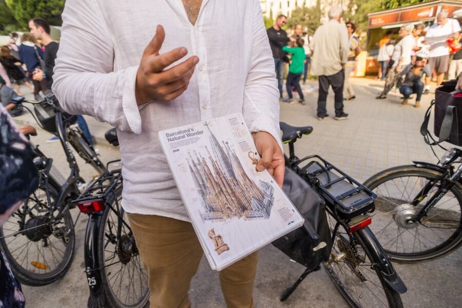 barcelona: Gaudi Highlights eBike tour - El Born Centre Cultural: the quick prequel before Gaudí