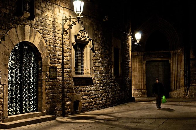 Barcelona Ghosts & Legends Tour - Entering the Gothic Quarter at Night