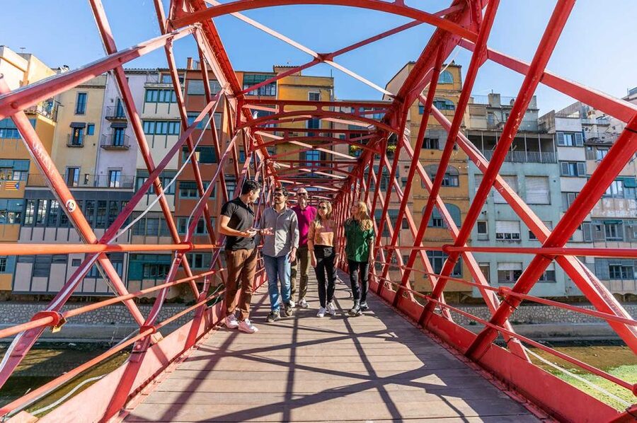 Barcelona: Girona Private Guided Tour by High-Speed Train - Pont de les Peixateries Velles and that Eiffel Bridge moment