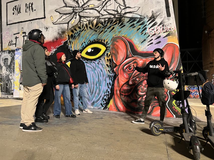 Barcelona: Graffiti E-Scooter Tour - Where you meet: Robot City office and a quick start