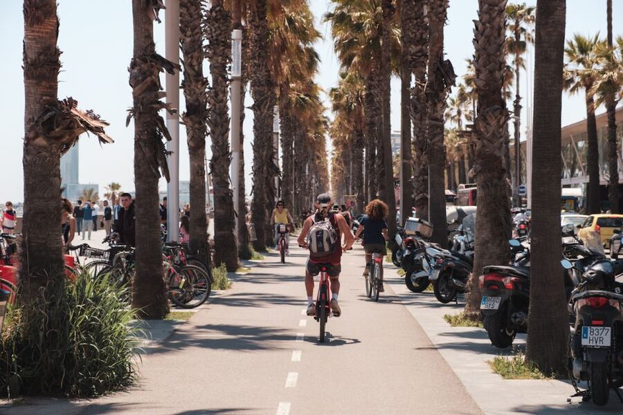 Barcelona: Guided Bike or E-Bike City Tour - El Born Finale at Santa Maria del Mar: Maritime Barcelona in One Stop