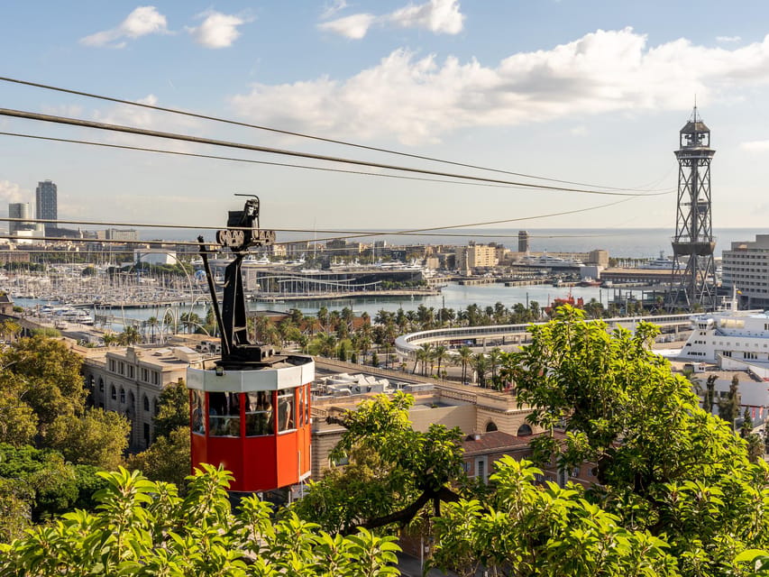 Barcelona: Guided Walking City Tour, Cable Car & Boat Ride - Cable Car Time: City Views Plus Coastline Drama (And It’s Included)