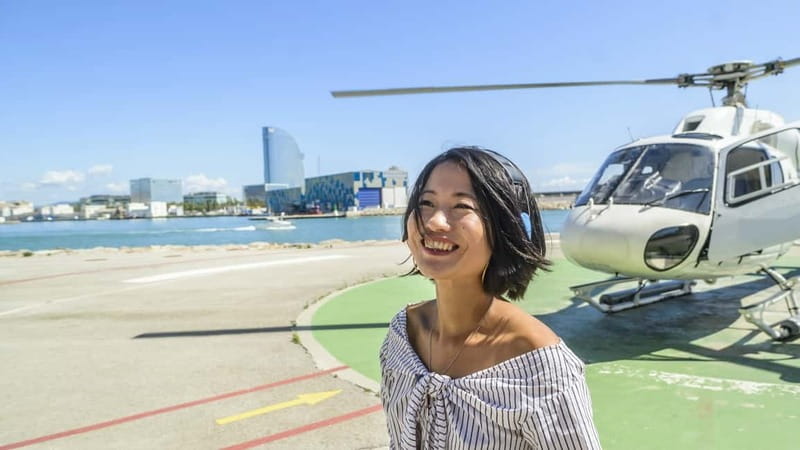 Barcelona: Helicopter Flight over Barcelona's Coastline - What you’ll see: Old Town, medieval walls, and the Eixample grid plan