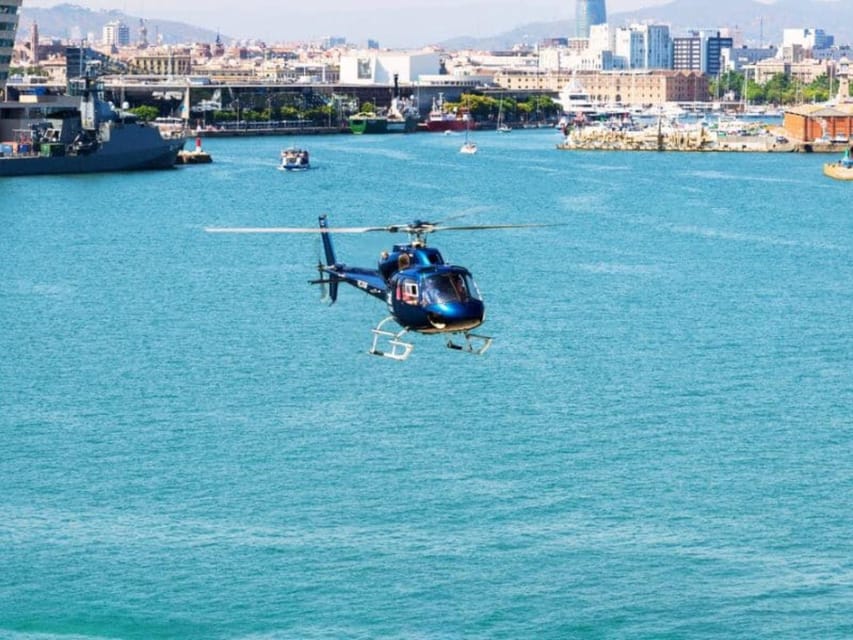 Barcelona: Helicopter Tour - The coast, Forum of Cultures, and the Mediterranean Sea moments
