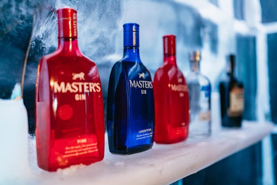 Barcelona: Icebar experience, located at the beach !! - Entering the Ice Room: Sculptures, Lighting, and a Tiny Dance Floor