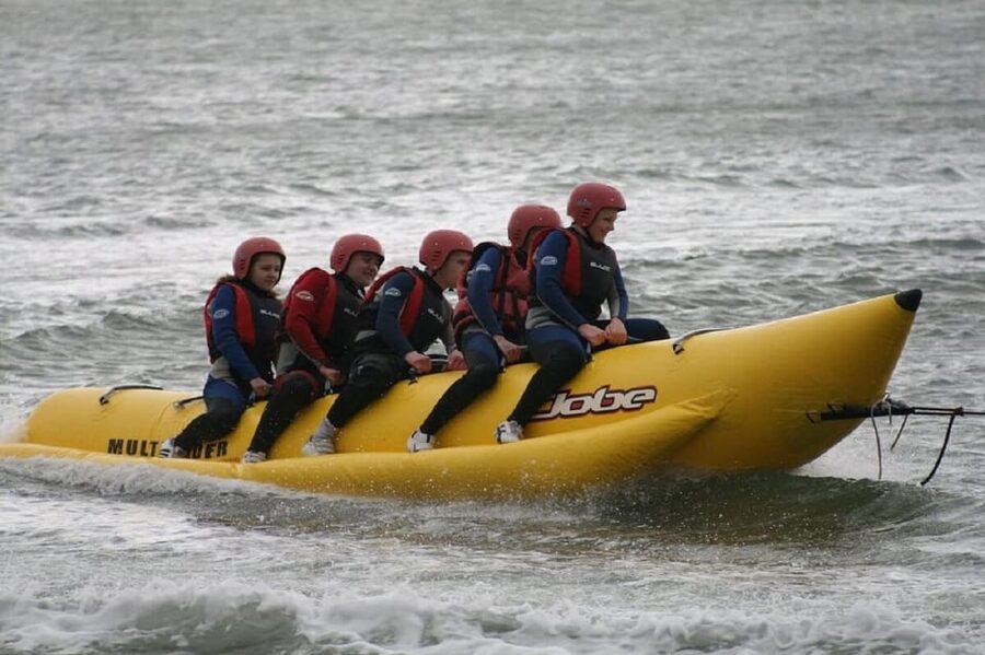 Barcelona: Inflatable Banana Boat Ride - Safety setup: life jackets, staff guidance, and how the ride stays controlled