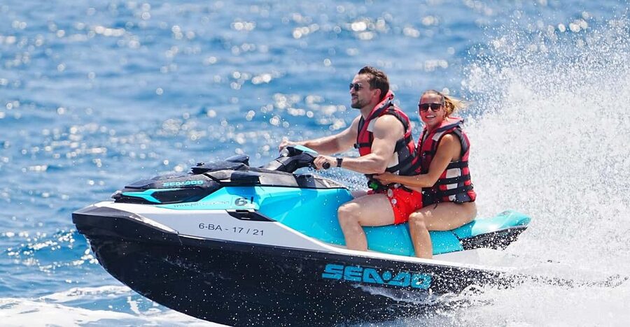Barcelona: Jet Ski Rental (No License Needed) - Entering Port Fòrum, where the “no license” promise starts