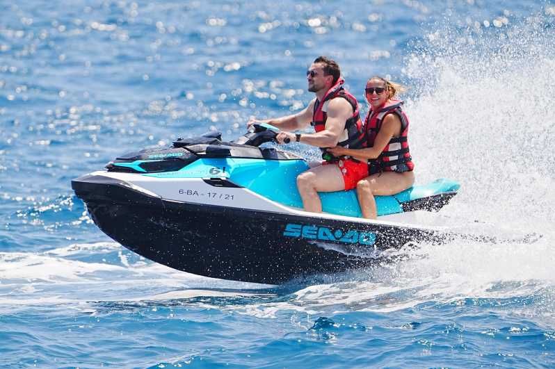 Barcelona: Jet Ski Rental (No License Needed) - Your 30-minute coast run: skyline views at speed
