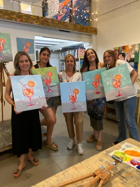 Barcelona: Learn to paint, sip wine, enjoy snacks & music - Your finished painting: the souvenir part you’ll actually want to keep