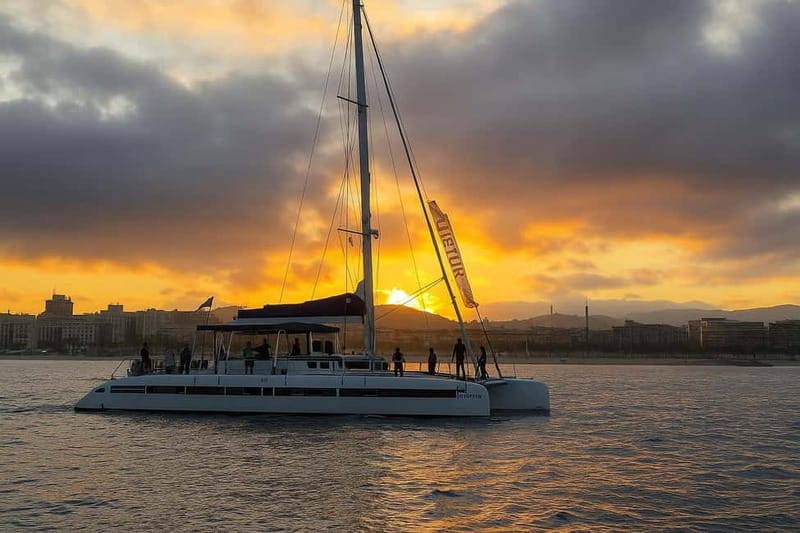 Barcelona: Luxury Catamaran Sunset Cruise - Getting on board at TurTur BIGSPACE, and why being early is non-negotiable