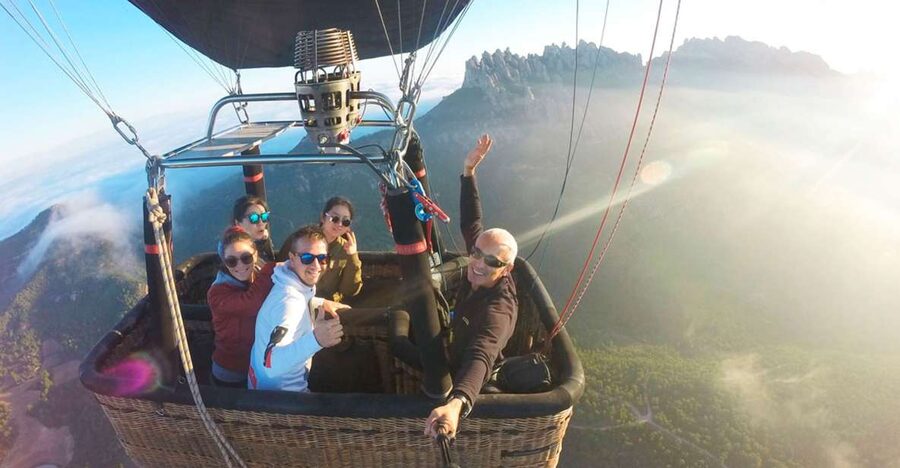 Barcelona: Montserrat Hot-Air Balloon & Monastery Experience - The ride from Barcelona to the flying zone is part of the experience