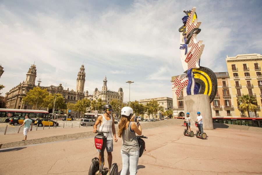 Barcelona: Old Port and Gothic Quarter Guided Segway Tour - Getting Set Up at Carrer del Correu Vell