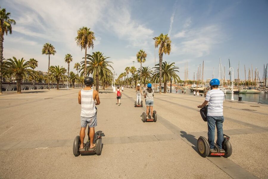 Barcelona: Old Port and Gothic Quarter Guided Segway Tour - Baluard de Migdia i Muralla de Mar, Where the Harbor Gets Defensive