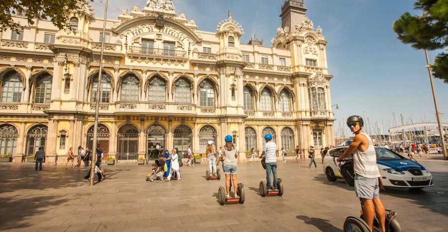 Barcelona: Old Port and Gothic Quarter Guided Segway Tour - Barri Gòtic and the Roman Wall, Before You Even Reach the Sea