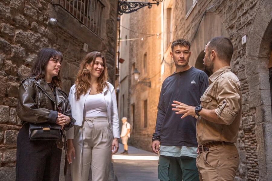 Barcelona Old Town Private Walking Tour with Local Historian - The Jewish Quarter area: quieter streets with pointed context