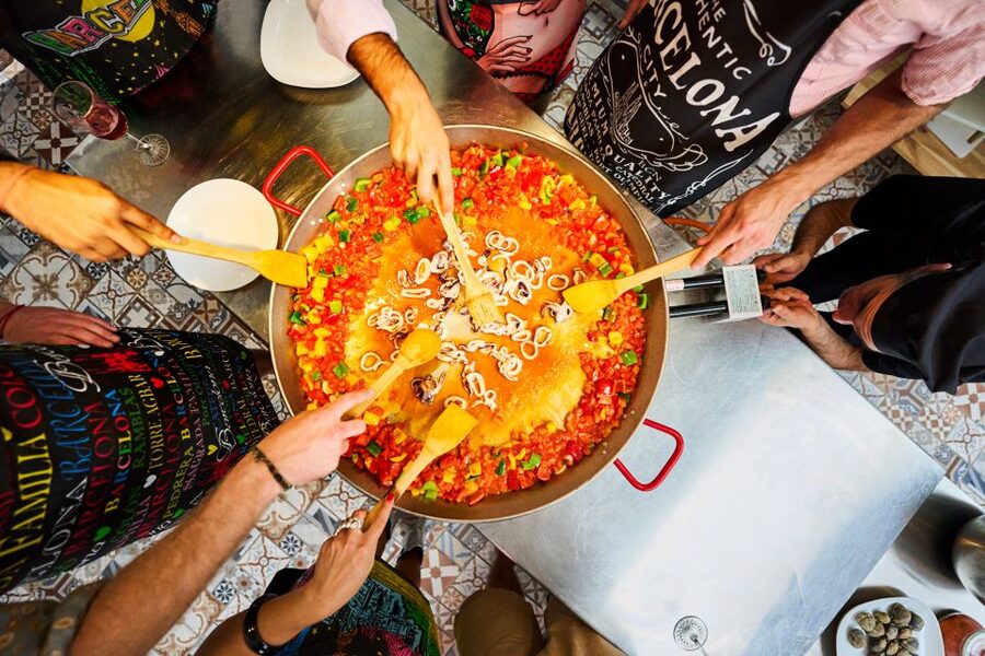 Barcelona: Paella Cooking Class with Market Visit and More - Sangria, tapas, and dessert: why the meal portion feels like more than a demo