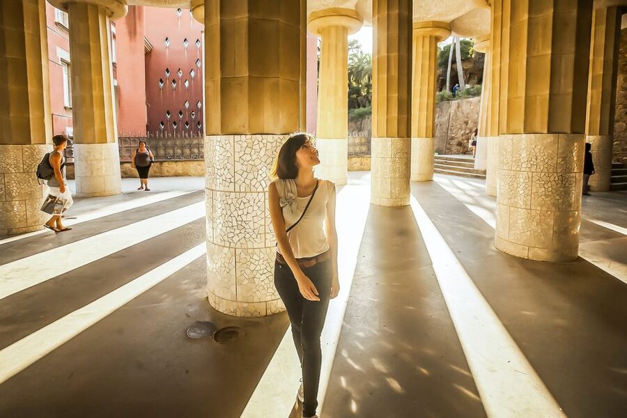 Barcelona: Park Güell Admission Ticket - Austria Gardens and the park’s quieter routes