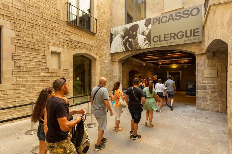 Barcelona: Picasso Museum Skip-the-Line Guided Tour - Headsets and small-group energy, with one practical caution