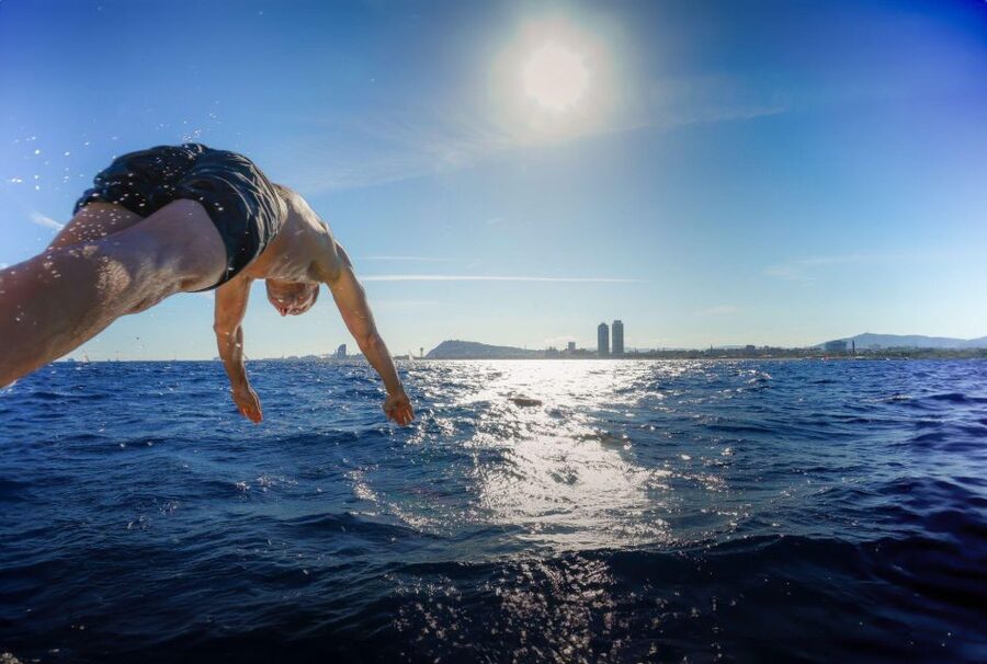 Barcelona: Private Sailing Experience from Port Olimpic - Steering, swimming, and the skipper’s role when you want to be active