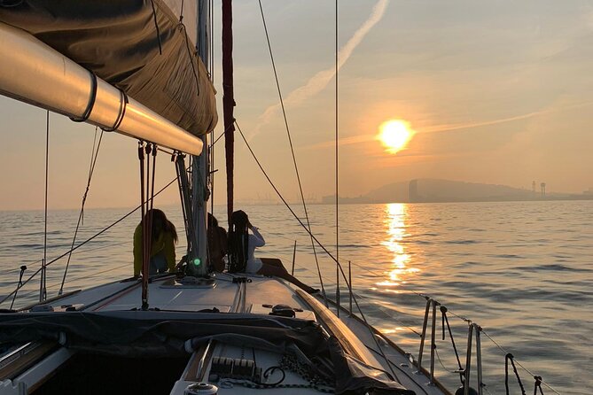 Barcelona Private Sunset Sailing with Drinks - Sagrada Familia from the water: Gaudí angles you cannot fake on land