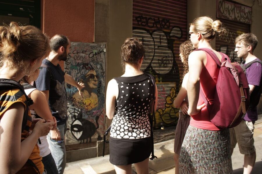 Barcelona: Raval Street Art and Graffiti Walking Tour - Meeting Point at Jardins Talia, Then You’re Off